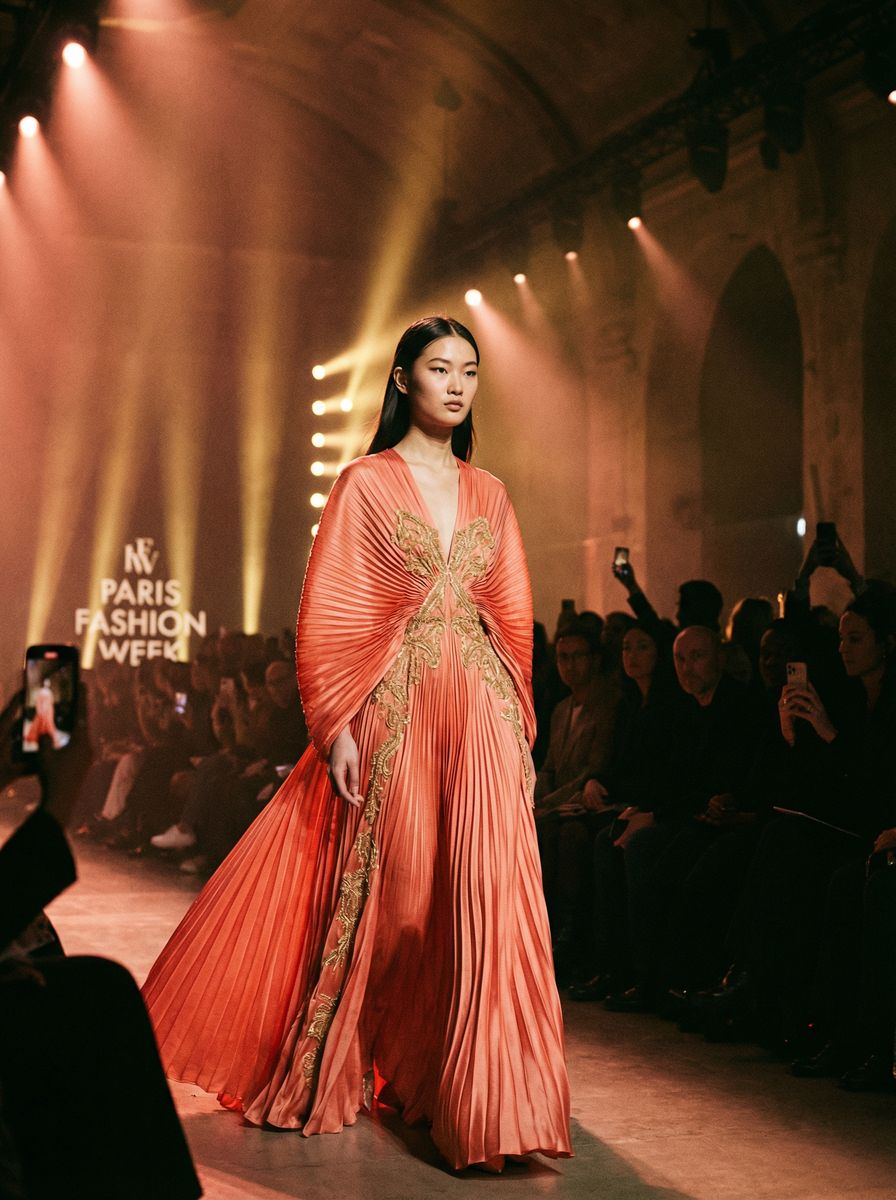 抖音风超模T台走秀视频